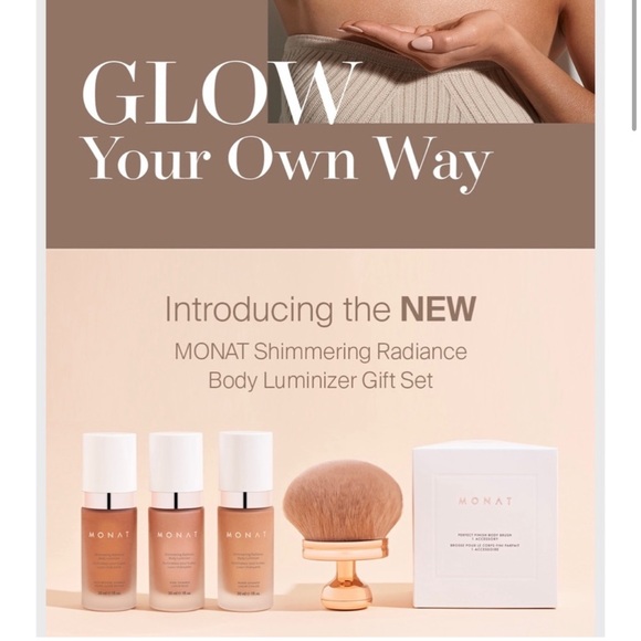 NEW! Limited Edition MONAT Shimmering Radiance Body Luminizer Gift Set! - Picture 7 of 8
